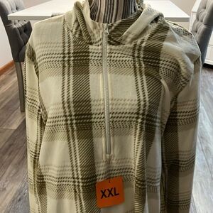 O’Neill XXL Plaid Fleece 1/2 Zipper